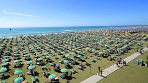 Appartamento, 1 camera da letto, balcone, vista piscina | Spiaggia