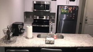 Private kitchen - Cozy and Comfortable Legacy West Apartment (Plano)
