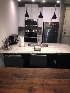 Private kitchen - Cozy and Comfortable Legacy West Apartment (Plano)