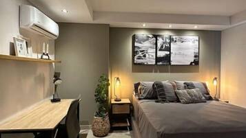 2 habitaciones, tabla de planchar con plancha y wifi gratis