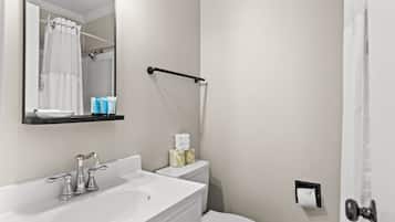 Hair dryer, towels