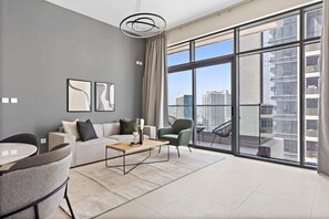 Comfort Apartment | Living room - Silkhaus Najmat C 2, Al Reem Abu Dhabi (Abu Dhabi)