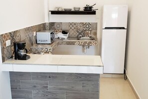 Private kitchen - NEW Studio!! The BEST LOCATION DOWNTOWN!! (San Miguel de Cozumel)