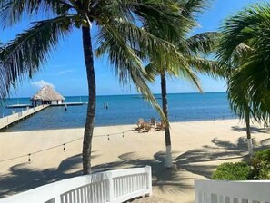 On the beach, sun loungers, beach towels - Luxury Waterfront Villa + FULL RESORT ACCESS! No sargassum! (Pla)