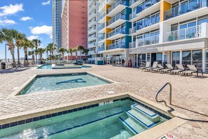 Indoor pool, outdoor pool - Oceanfront 2BR Near Boardwalk • Pools • Great View (Myrtle Beach)
