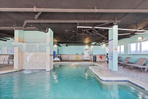 Indoor pool, outdoor pool - Oceanfront 2BR Near Boardwalk • Pools • Great View (Myrtle Beach)
