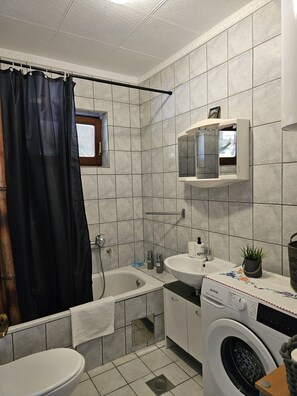 Free toiletries, hair dryer, towels, soap