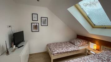 1 slaapkamer, reisbedje, gratis wifi, beddengoed