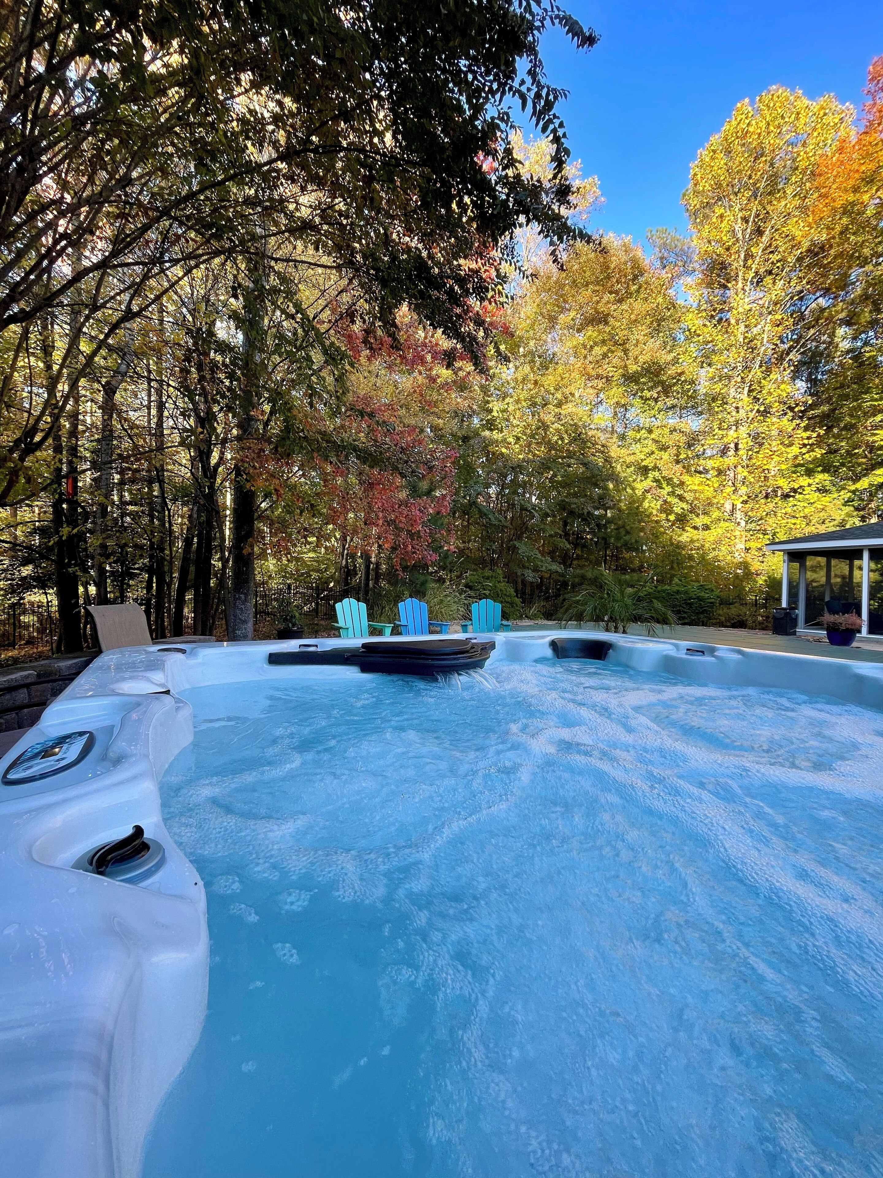 Baignoire à remous extérieure