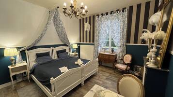 Premium bedding, individually decorated, individually furnished