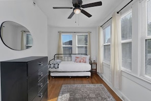 4 bedrooms, iron/ironing board, travel crib, WiFi