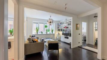 Smart TV, video games, books, music library