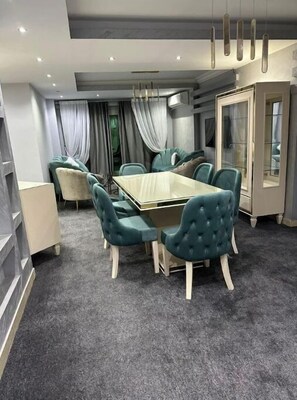Dining - 3 Bedroom in Sheraton Al Matar Fully serviced w/FREE WIFI & Brand new furniture
 (Cairo Governorate)