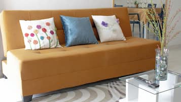 Family Apartment, Balcony | Living room | Heated floors