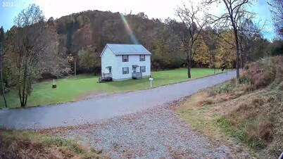 Remote House in the wooded Hills of West Virginia. 