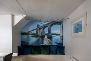 Interior - Yr Hen Weithdy. (The Old Workshop) Ll728hd, sleeps 4 only.
 (Moelfre)