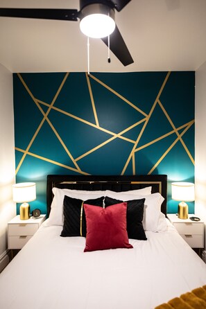 4 habitaciones, tabla de planchar con plancha y wifi gratis 