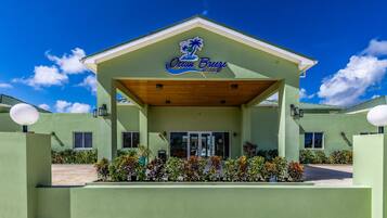 Façade de lâhĂ©bergement