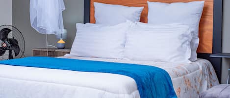 2 bedrooms, iron/ironing board, free WiFi, bed sheets