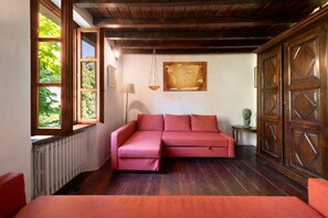 Cheminée, table de tennis de table