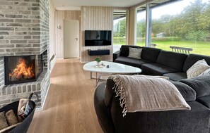 TV connectée, cheminée