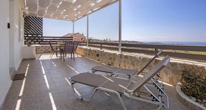 Maison de vacances 'Iliovasilema' avec vue sur la mer, Wi-Fi et climatisation