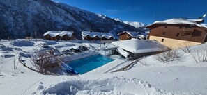 Exterior - Apartment "Valmeinier 1800" with Mountain View & Shared Pool (Valmeinier)