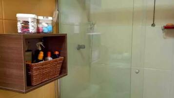 Shower, toilet paper