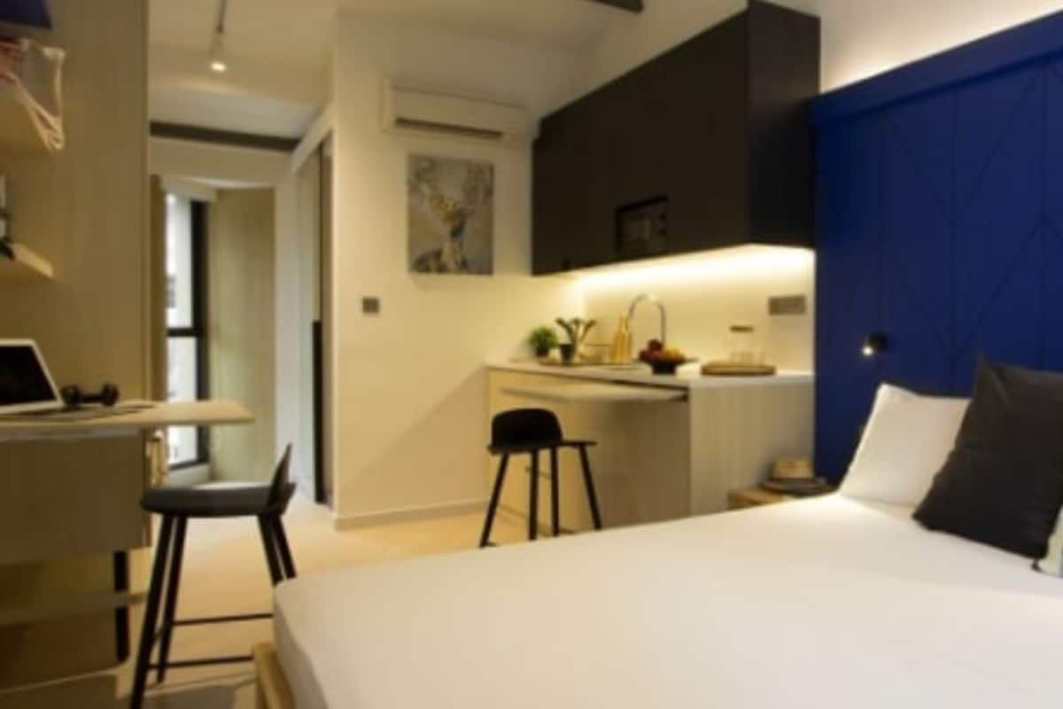 1 slaapkamer, een minibar, individueel gedecoreerd
