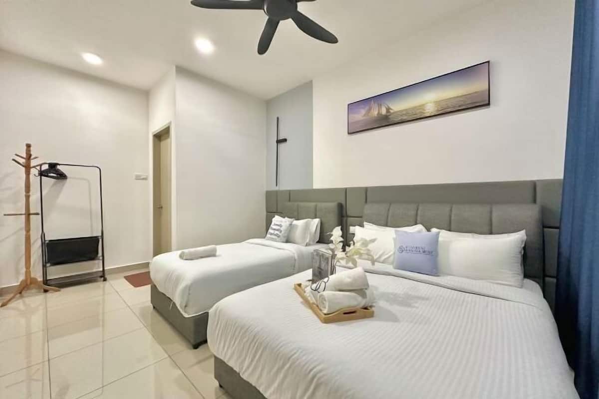 2 chambres, fer et planche Ă repasser, accĂšs au Wi-Fi (inclus)