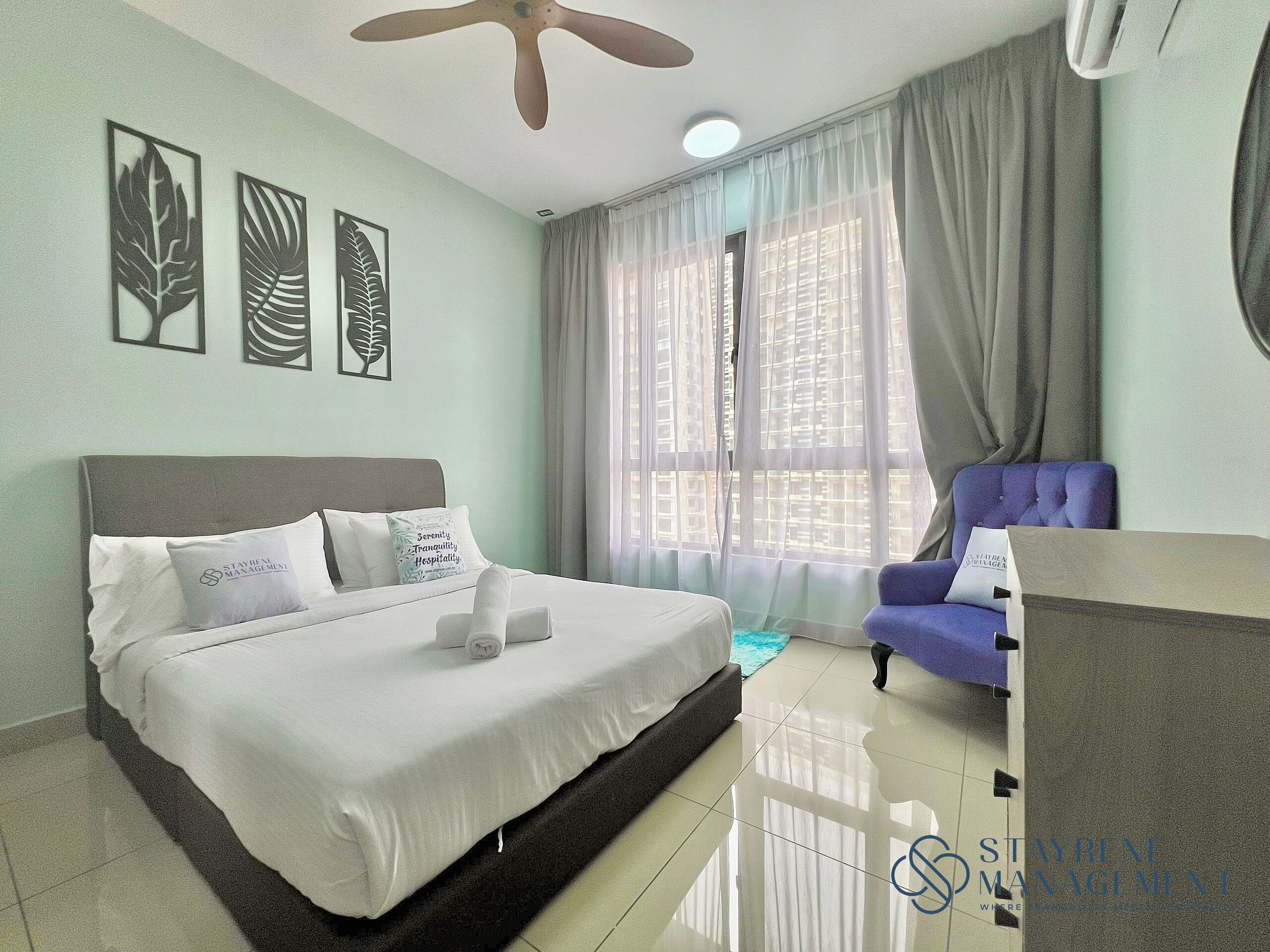 Appartamento Comfort, 1 camera da letto, vista città | Ferro/asse da stiro, Wi-Fi gratuito, lenzuola