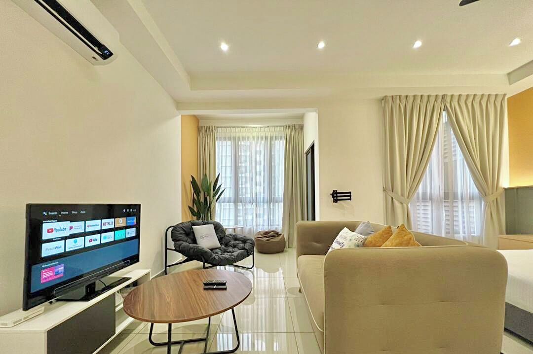 Monolocale Classic, 1 letto king, vista mare | Area soggiorno | Smart TV 44 pollici con canali digitali, Netflix, servizi in streaming