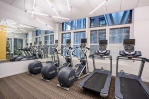 Fitness facility - Outstanding Downtown Jr 1BR w/ Concierge, W/D & Gym, by Blueground (Boston)