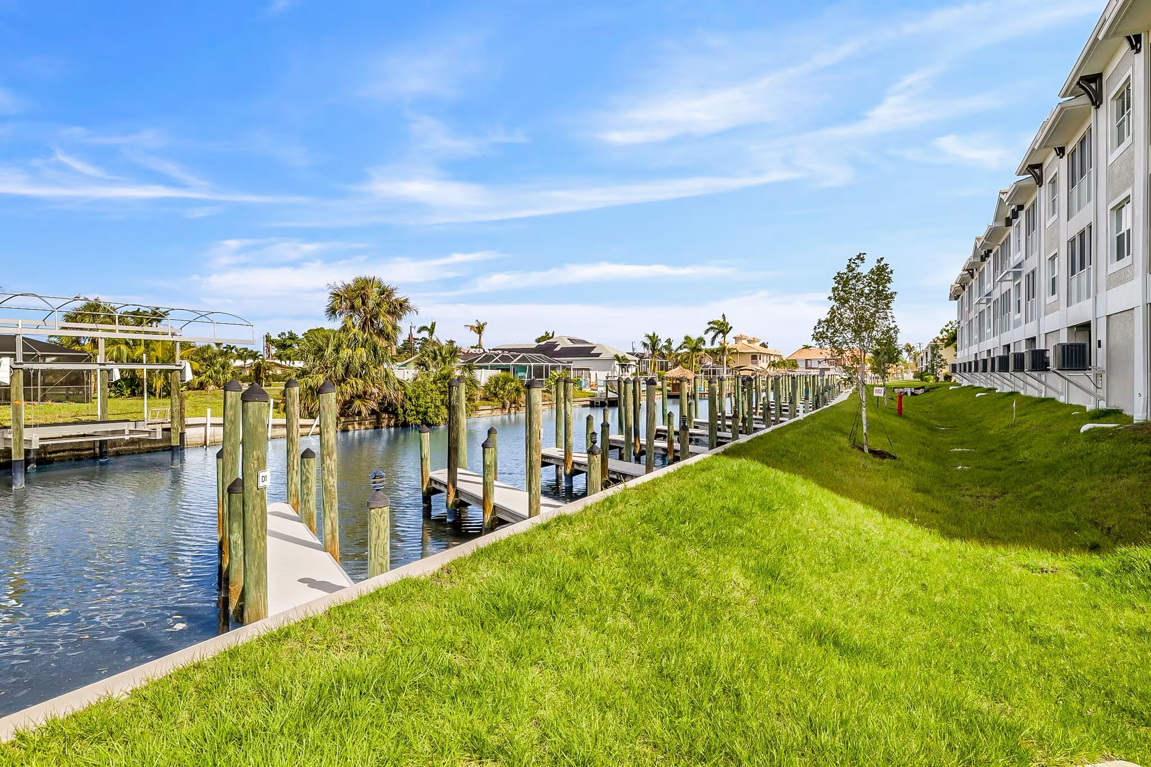 Dog-friendly, waterfront retreat with an outdoor pool, boat slip, & washer/dryer