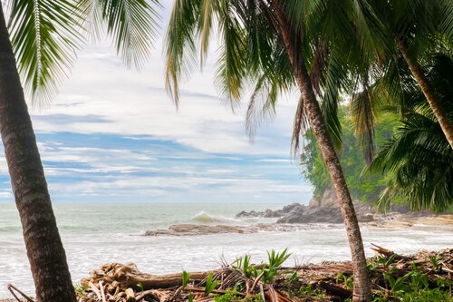 Oceanfront bungalow with ocean views, covered patio & free WiFi