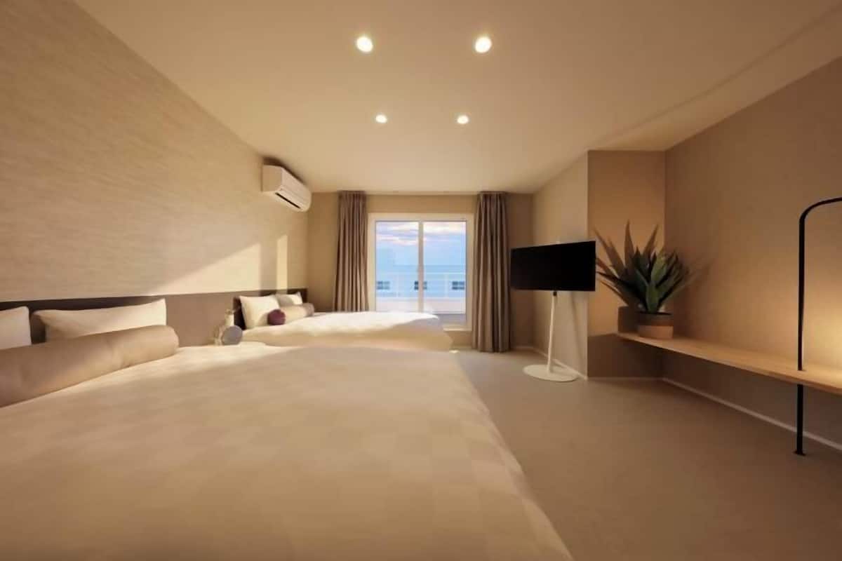 4 habitaciones, decoración personalizada y muebles diferentes