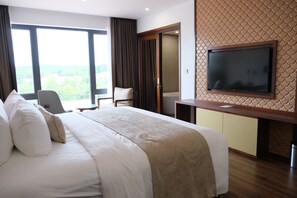 Minibar, in-room safe, blackout curtains, free WiFi