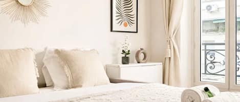 1 室のベッドルーム、アイロン / アイロン台、旅行用ベビーベッド、WiFi