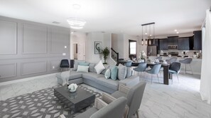 獨棟房屋, 多張床 (9028SH-The Retreat at ChampionsGate) | 起居區