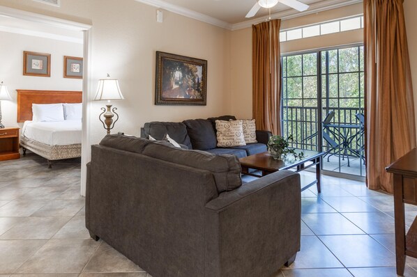 Condo, 1 Queen Bed (Unit 3103 - Tuscana Resort) | Living area - Unit 3103 - Tuscana Resort (Davenport)