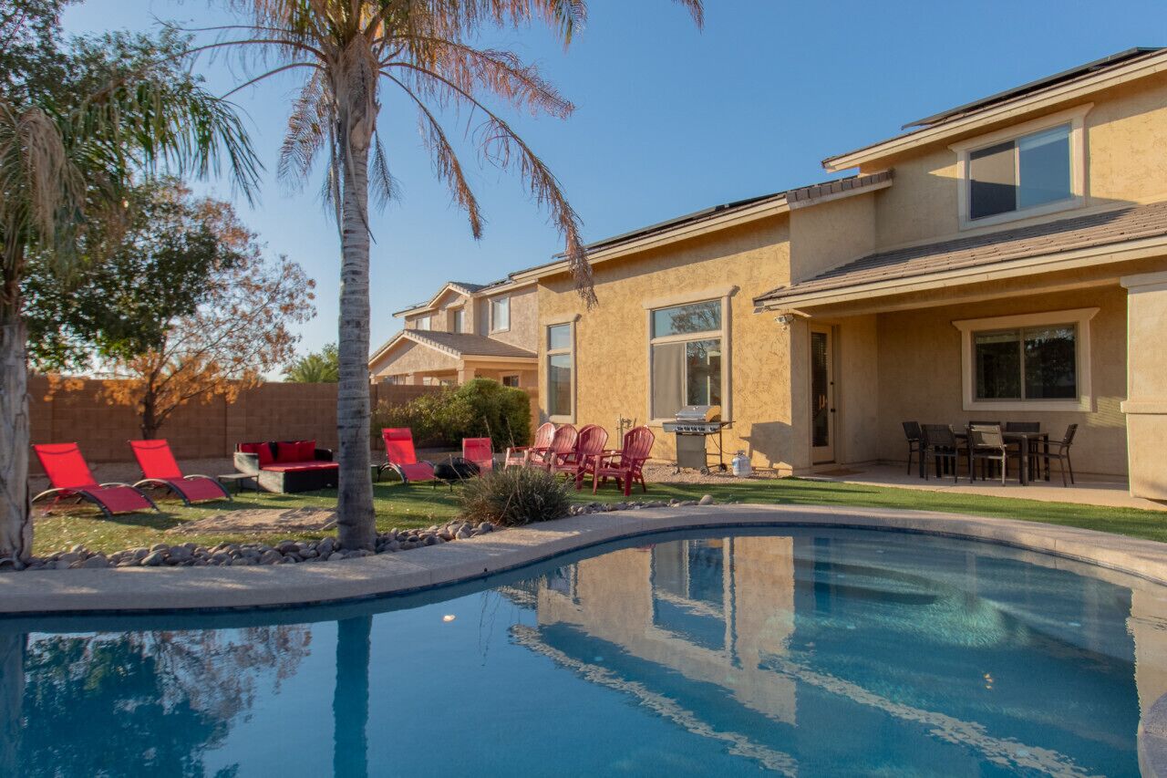 Una piscina riscaldata