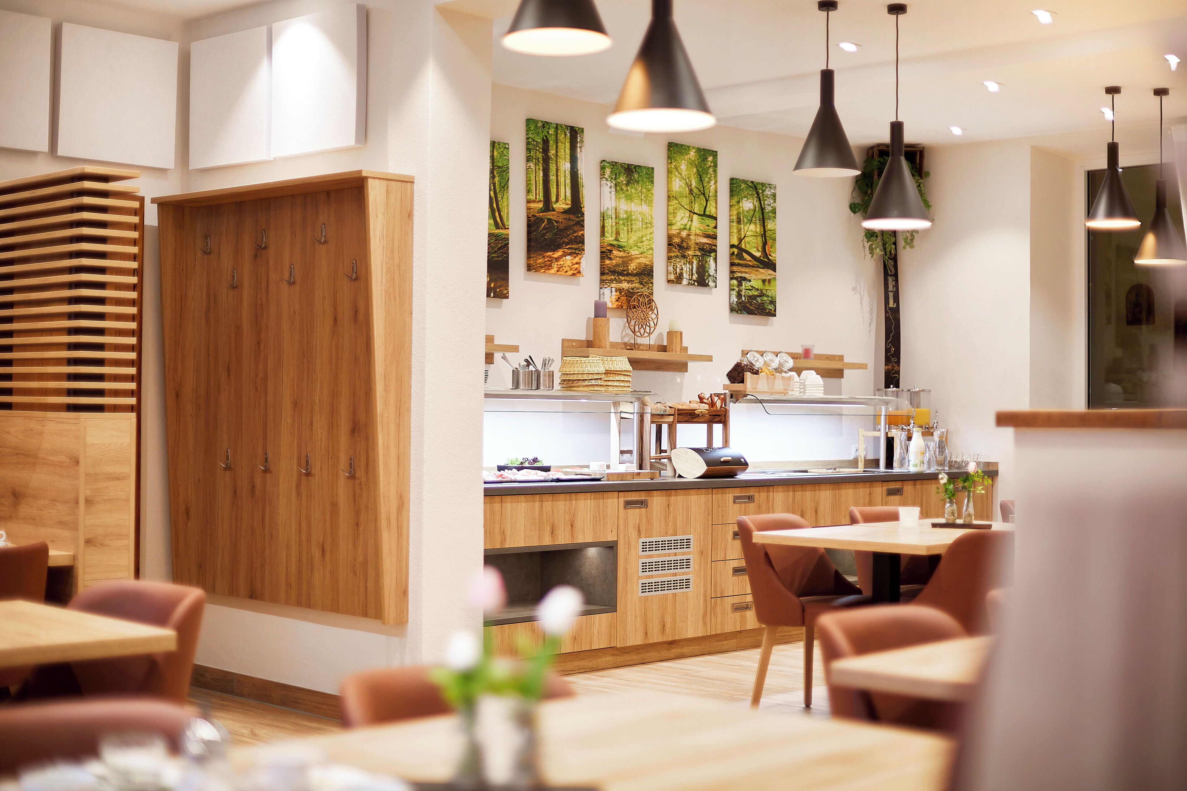 Daily buffet breakfast (EUR 13 per person)