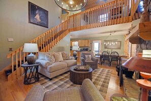 TV, lareira, videogames, escritórios