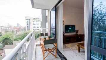 City-Apartment | Balkon