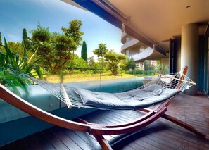 Terrace/patio - Apartments Perla Budva (Budva)