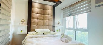 Seme 1br  at abreezaplace towers ! With WIFI   with partition