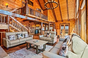 TV connectée, cheminée, jeux vidéo