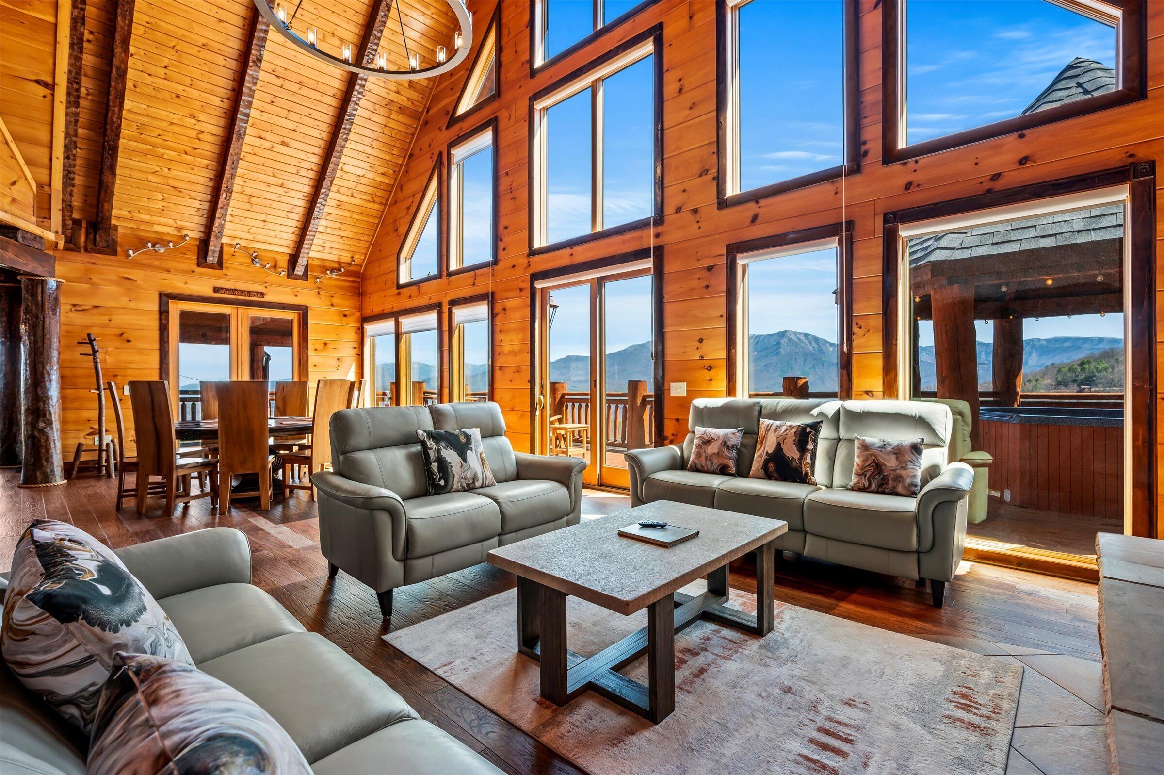 Smart TV, fireplace, video games