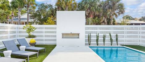 Una piscina climatizada