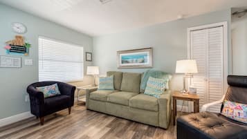 Smart TV, DVD player, books